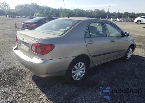 2007 Toyota Corolla Ce из США, поврежденный, VIN 2T1BR32E57C755458